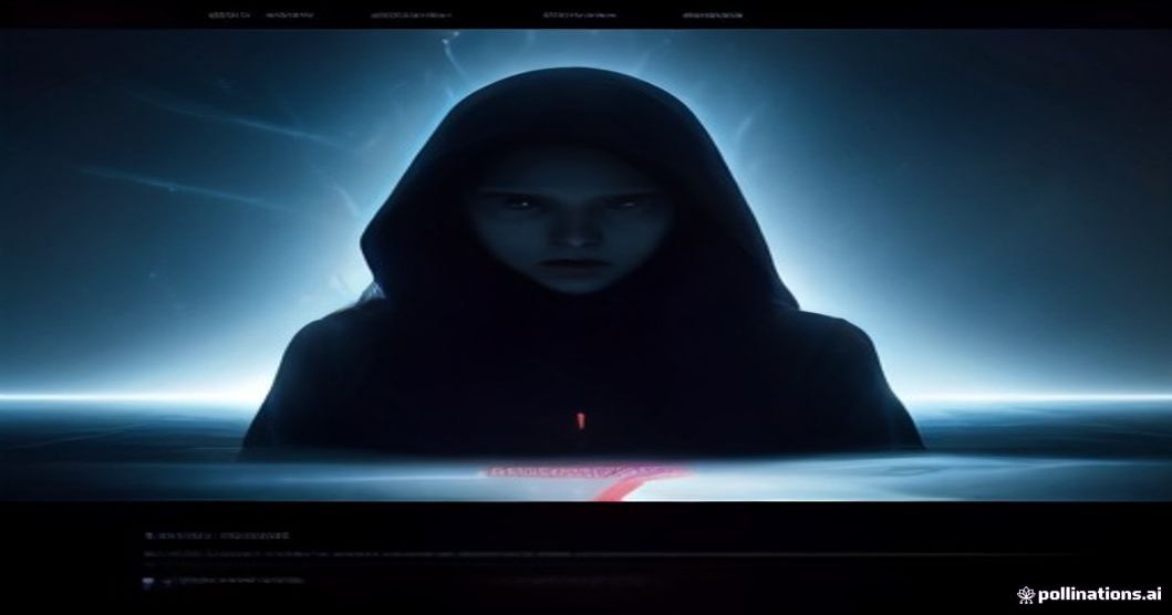 Developer's personal website screenshot showing alleged attack logs
