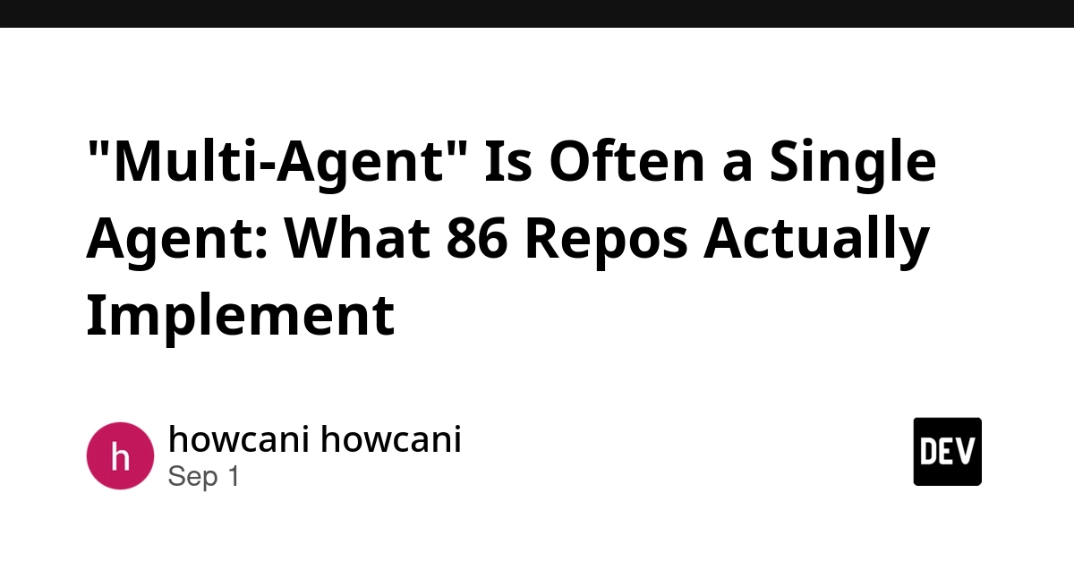 "Multi-Agent" Systems: 68% Implement Single Agent, Study Finds