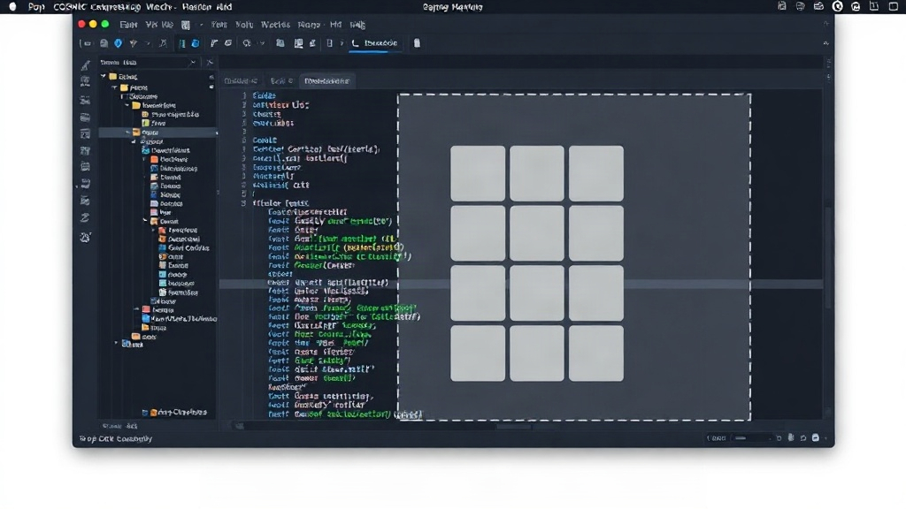 Diagram illustrating the 5x5 COSMIC compositor workspace grid with edge wrapping