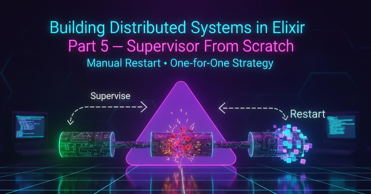 Elixir Supervisors: Building Fault Tolerance From Scratch