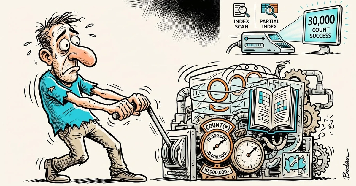 PostgreSQL COUNT(*): Why Indexes Don't Speed Up Exact Row Counts